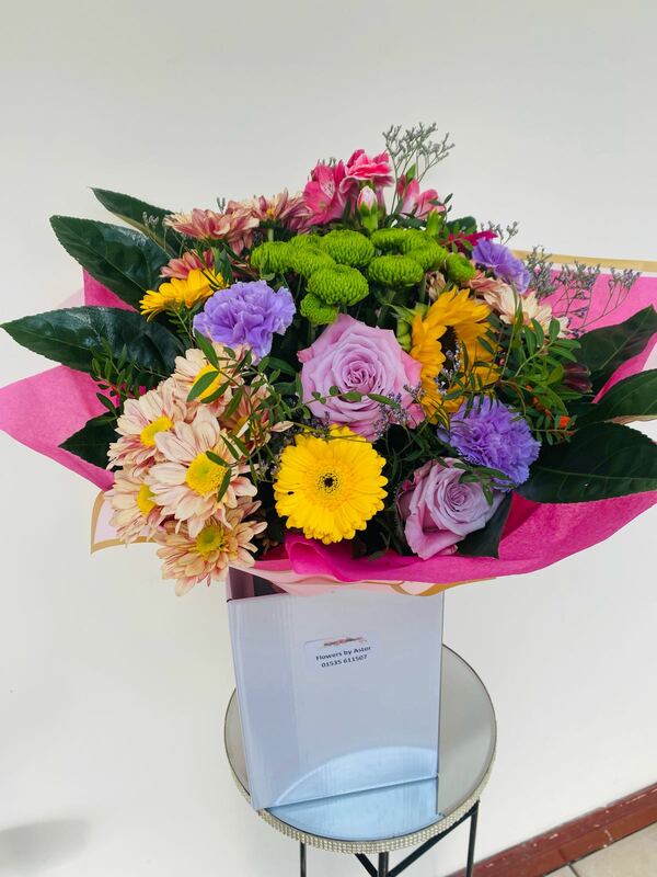 Flowers delivered to customer