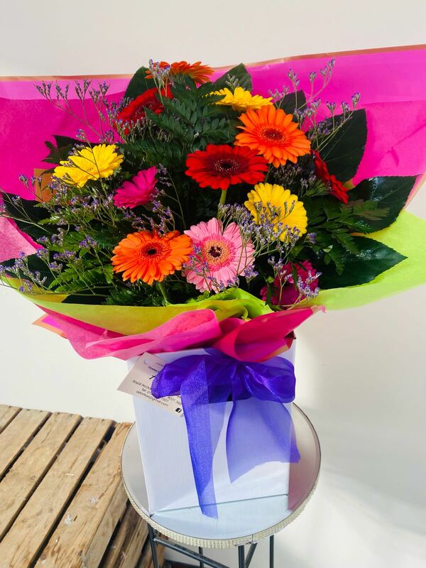 Flowers delivered to customer