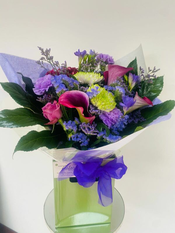 Flowers delivered to customer