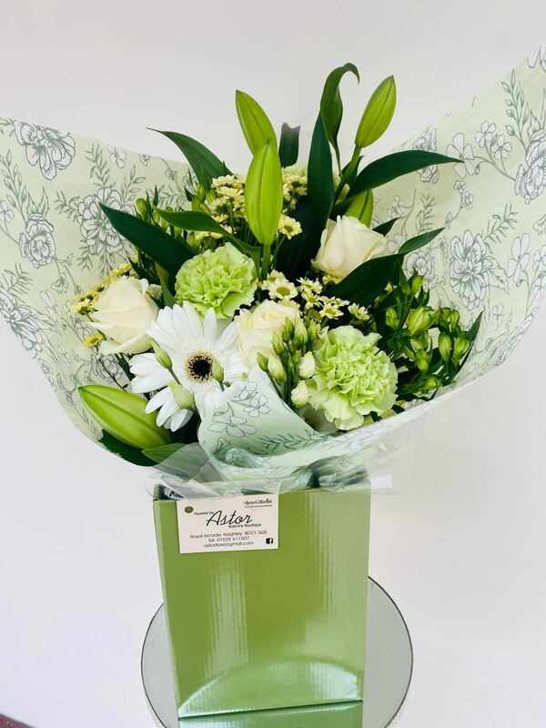 Flowers delivered to customer