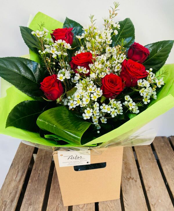 Flowers delivered to customer