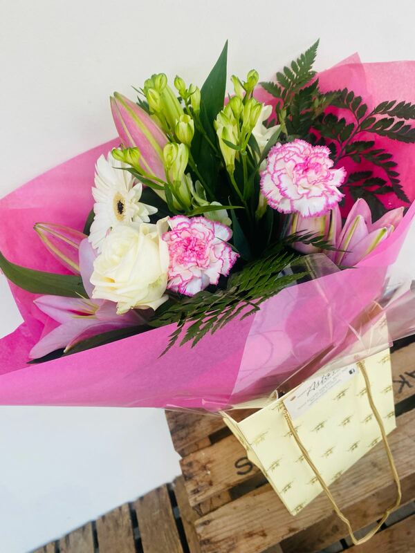 Flowers delivered to customer