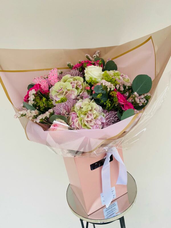 Flowers delivered to customer
