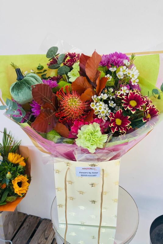 Flowers delivered to customer