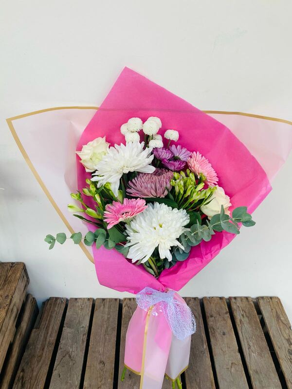 Flowers delivered to customer