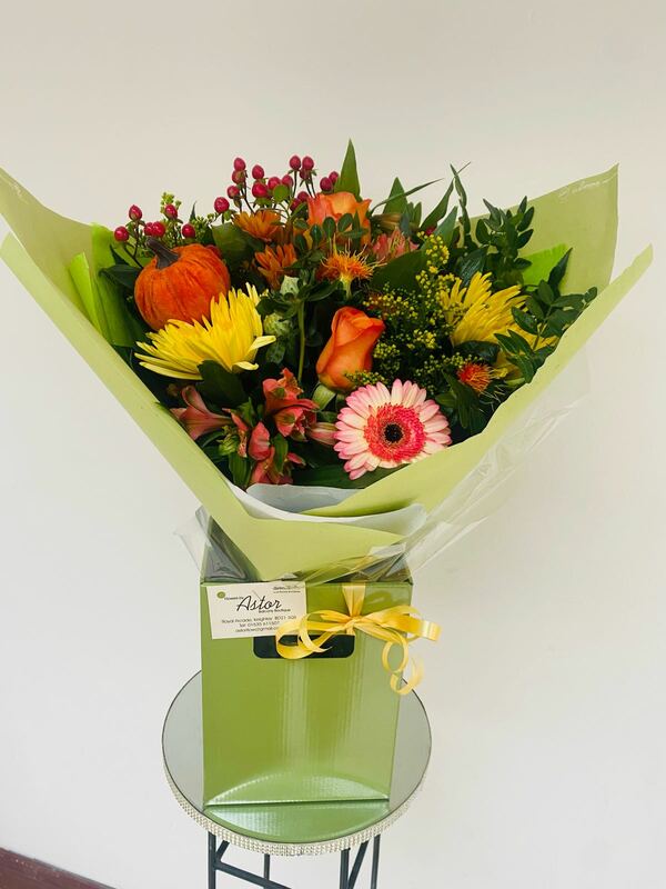 Flowers delivered to customer