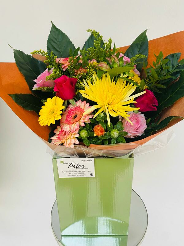 Flowers delivered to customer