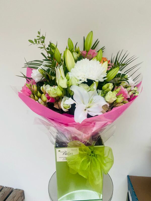 Flowers delivered to customer