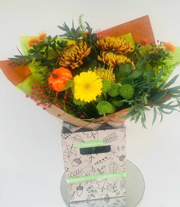 Flowers delivered to customer
