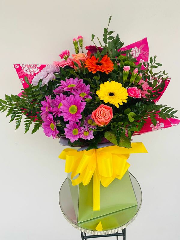 Flowers delivered to customer