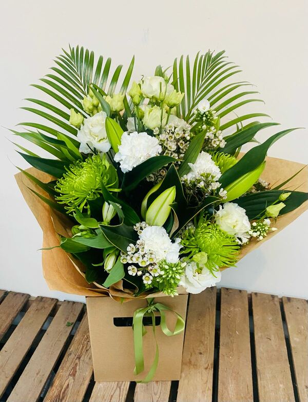 Flowers delivered to customer