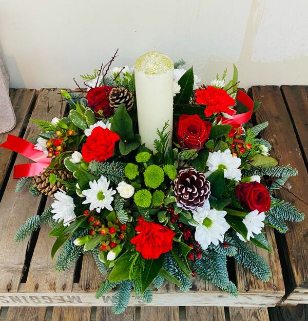 Flowers delivered to customer