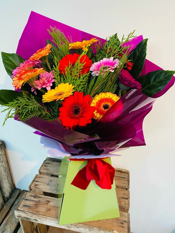 Flowers delivered to customer