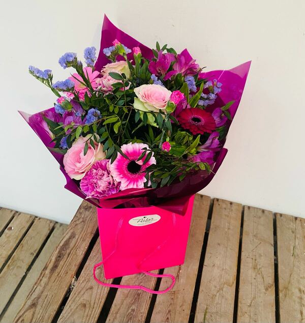 Flowers delivered to customer