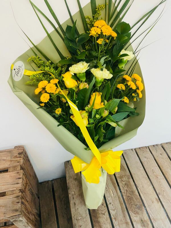 Flowers delivered to customer