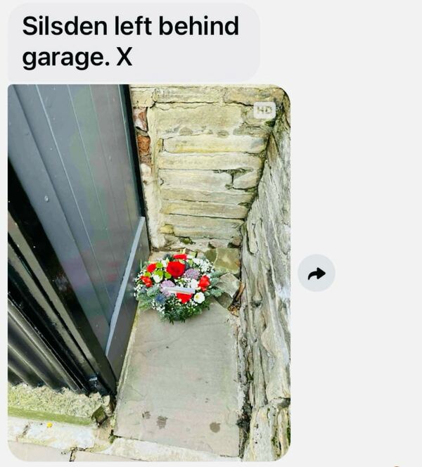 Flowers delivered to customer