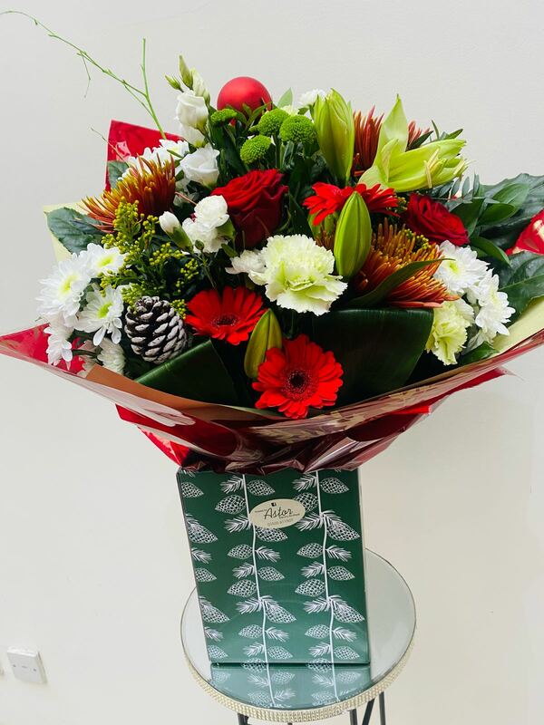 Flowers delivered to customer