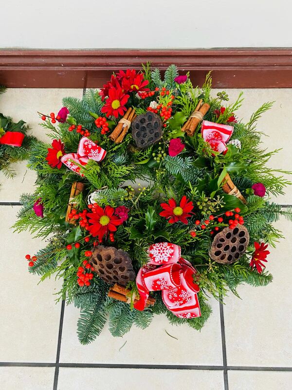 Flowers delivered to customer