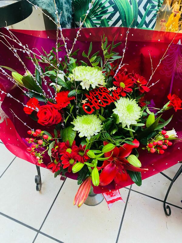 Flowers delivered to customer