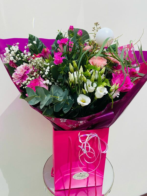 Flowers delivered to customer