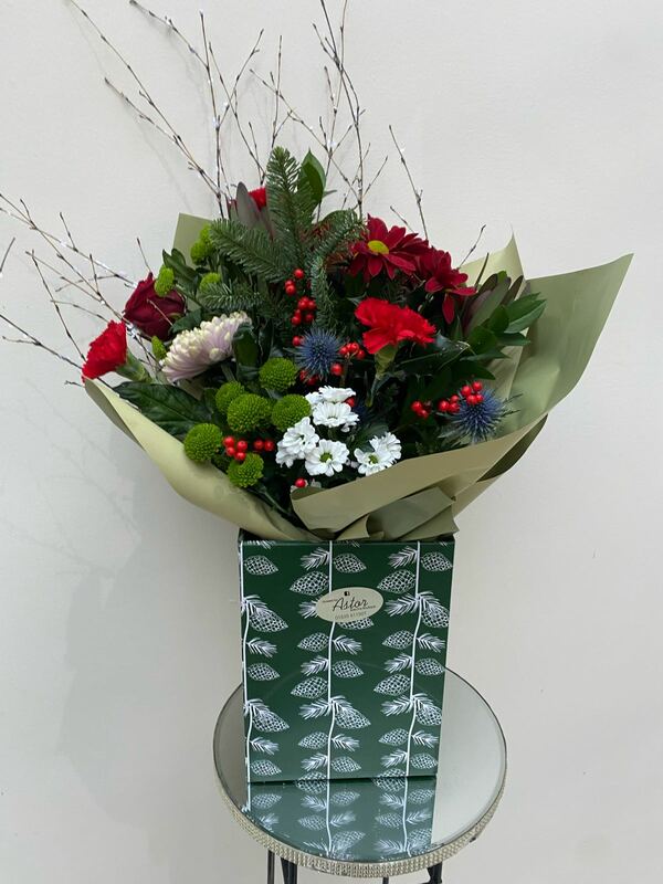 Flowers delivered to customer