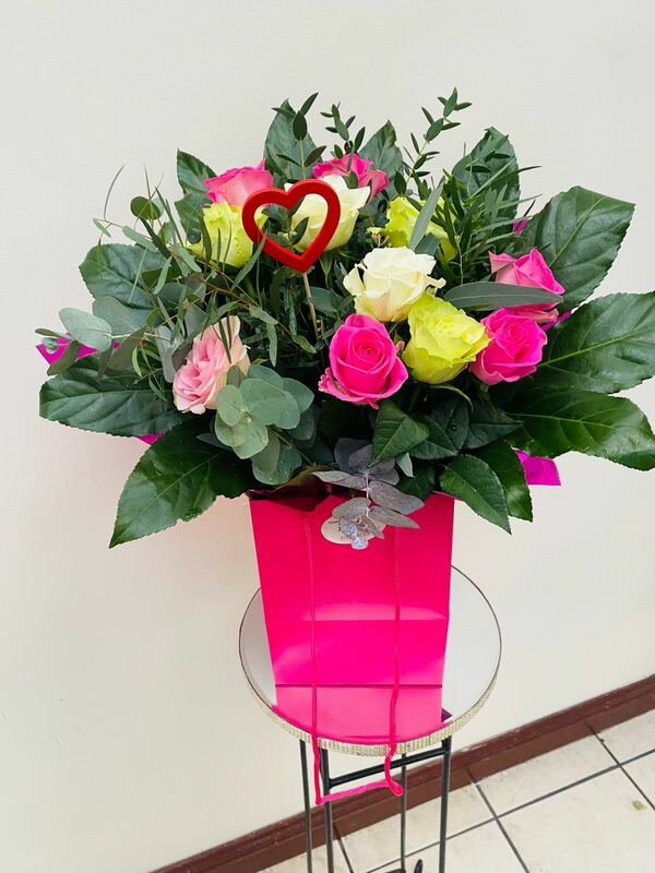 Flowers delivered to customer