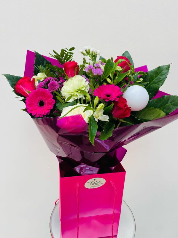 Flowers delivered to customer
