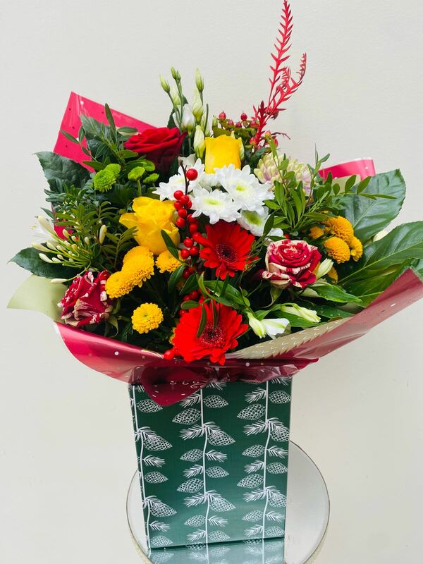 Flowers delivered to customer
