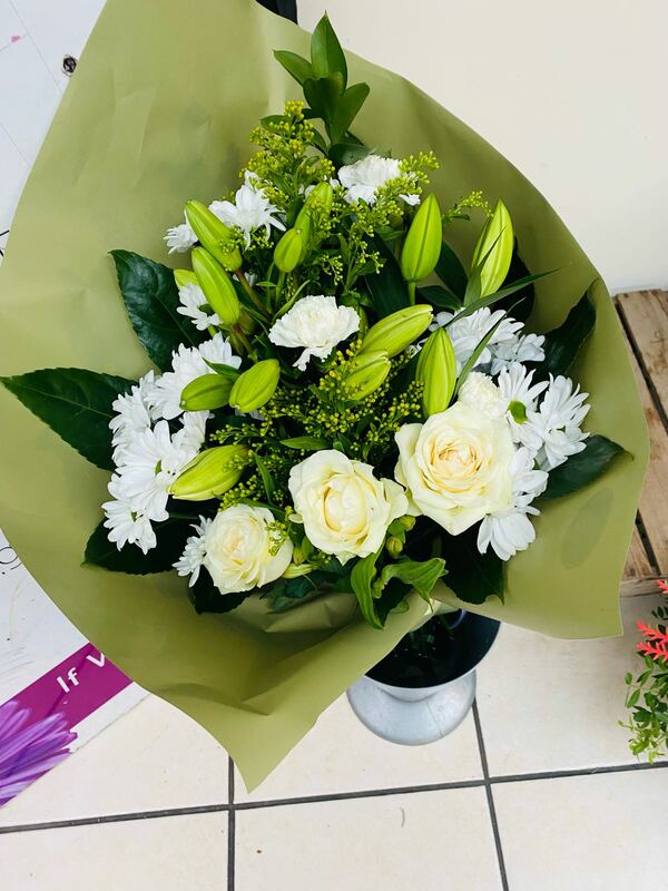 Flowers delivered to customer
