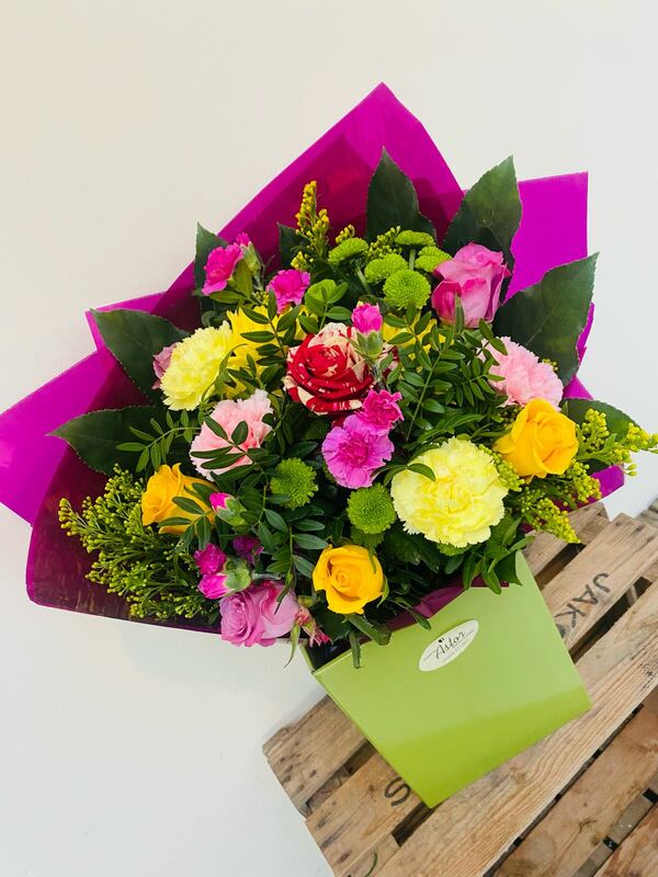 Flowers delivered to customer