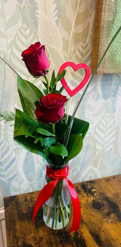 Flowers delivered to customer