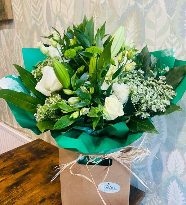 Flowers delivered to customer