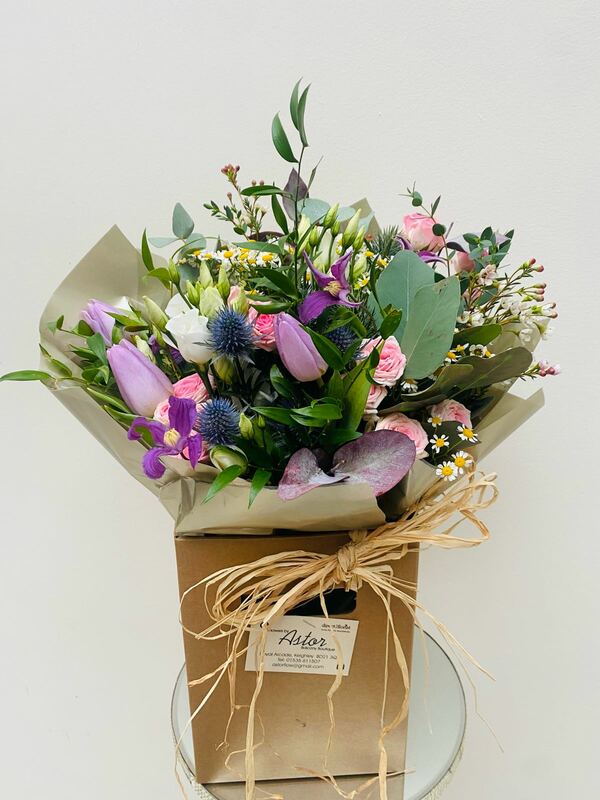 Flowers delivered to customer