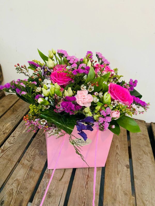 Flowers delivered to customer