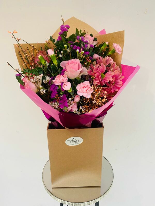 Flowers delivered to customer