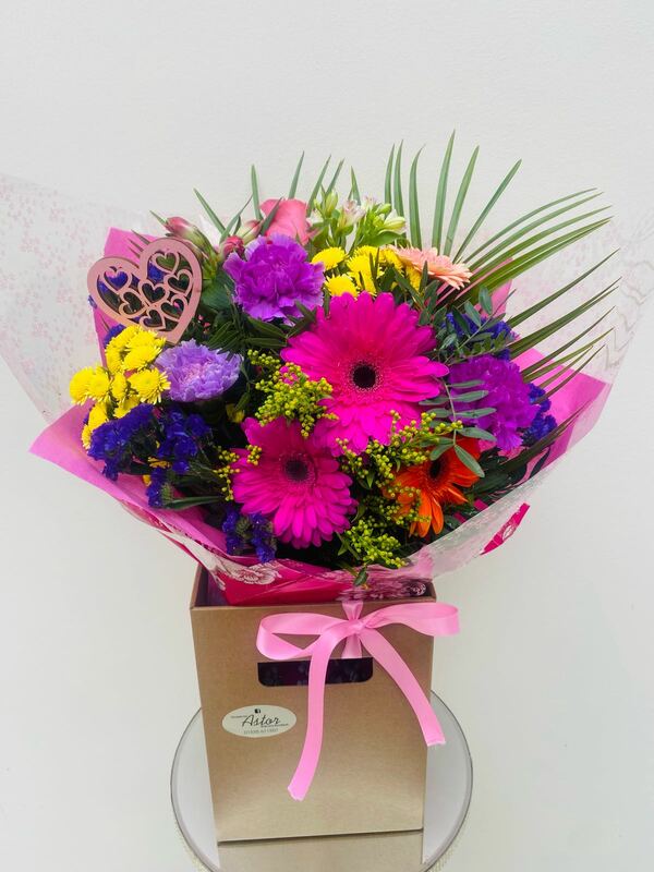 Flowers delivered to customer