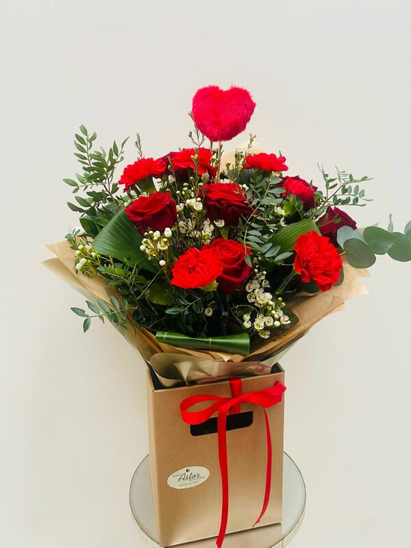 Flowers delivered to customer