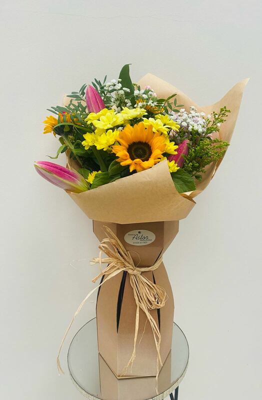 Flowers delivered to customer