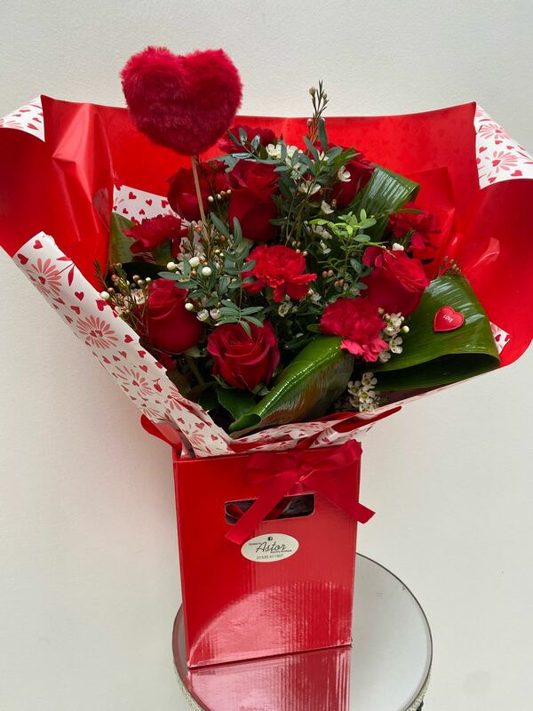 Flowers delivered to customer