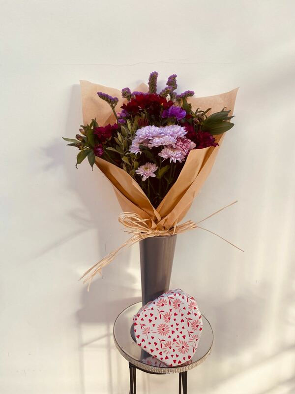 Flowers delivered to customer