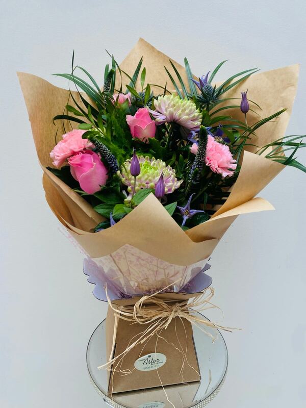 Flowers delivered to customer