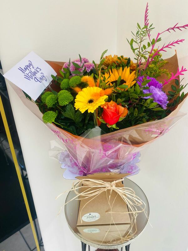 Flowers delivered to customer