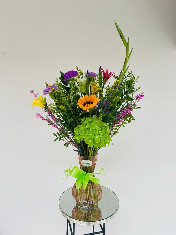 Flowers delivered to customer