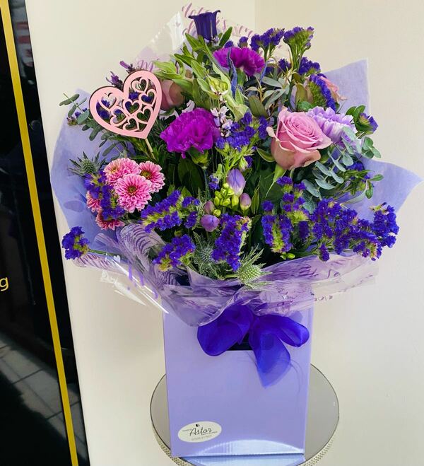 Flowers delivered to customer