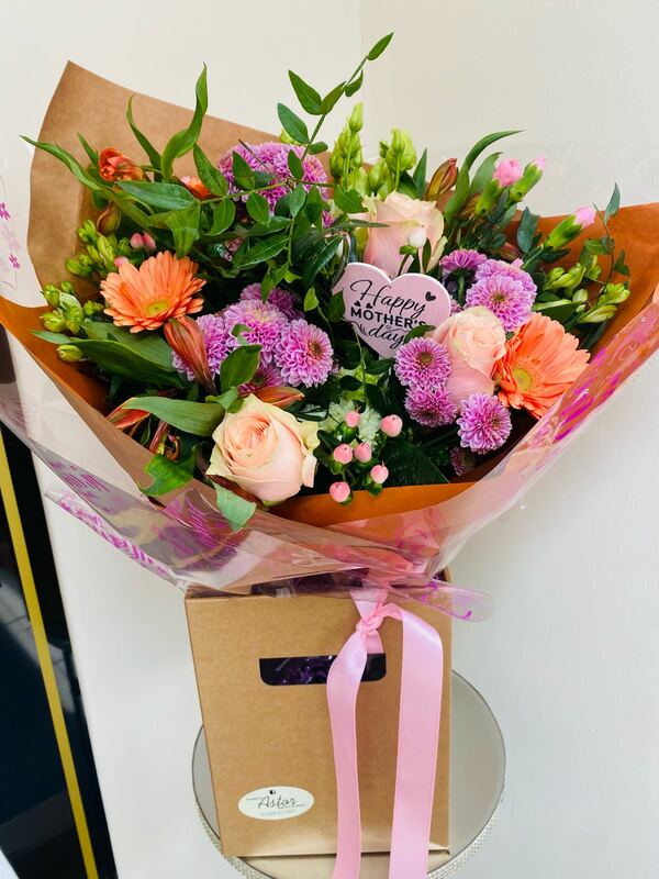 Flowers delivered to customer