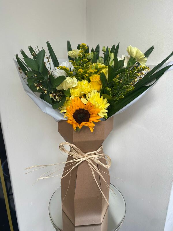 Flowers delivered to customer
