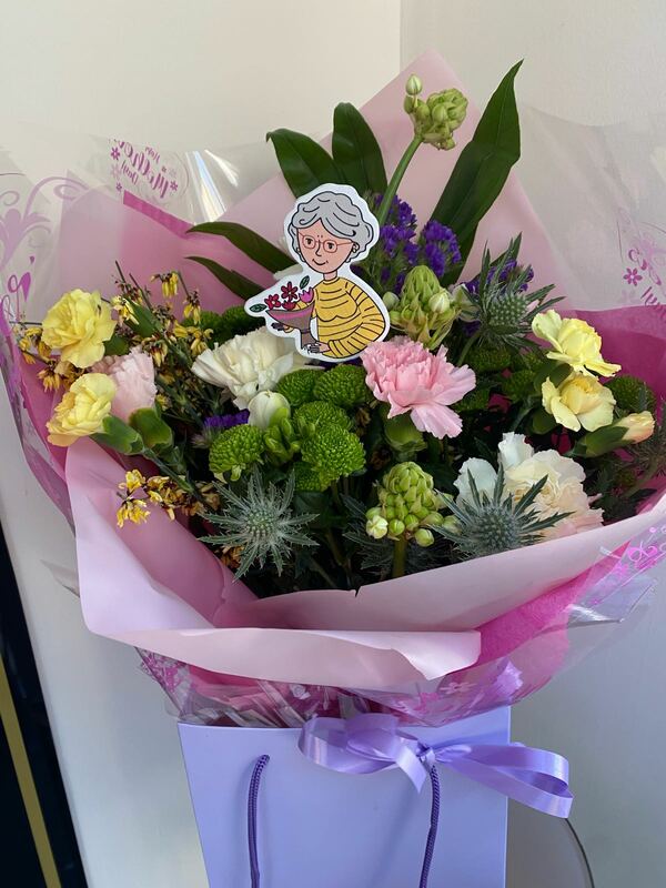 Flowers delivered to customer