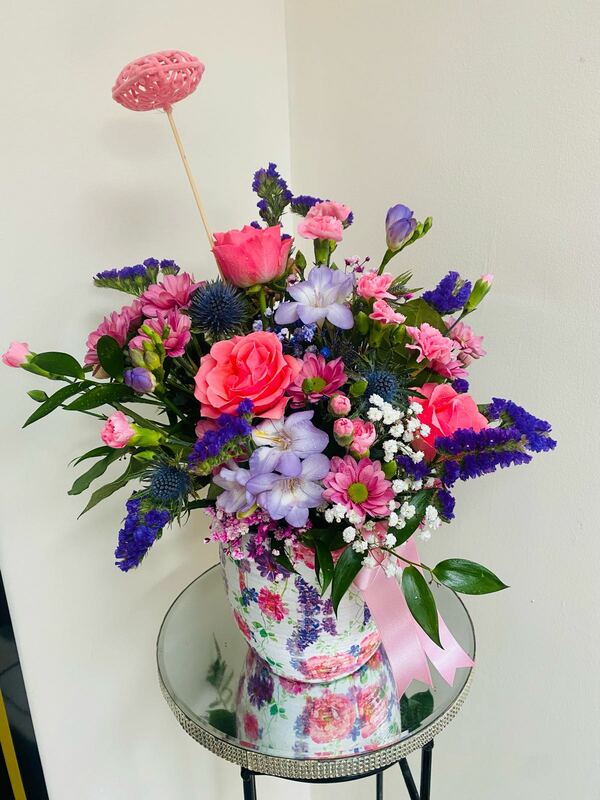 Flowers delivered to customer