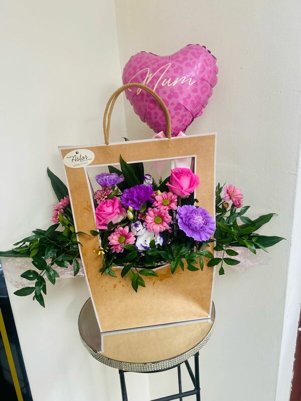 Flowers delivered to customer