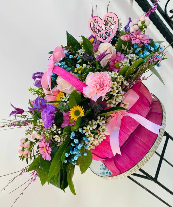 Flowers delivered to customer